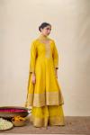 Yellow Sharara Set