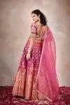 Onion Pink Banarasi Paithni Lehenga