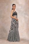 Black & White Drape Garara