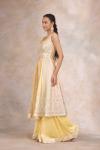 Daisy Yellow Georgette Garara Set