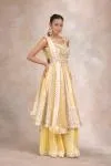Daisy Yellow Georgette Garara Set