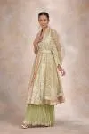 Sap Green Georgette Garara Set