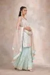 Arctic Blue Georgette Garara Set