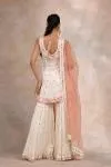 Ivory Georgette Garara Set
