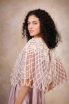 Pearly Lavender Drape Saree
