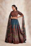 Forest Green Embdroidered Lehenga