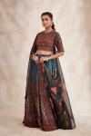 Forest Green Embdroidered Lehenga