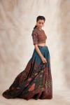 Forest Green Embdroidered Lehenga