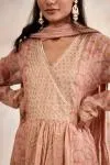 Lotus Pink Angrakha Suit Set