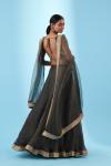 Raven Black Bandhani Lehenga
