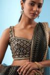 Raven Black Bandhani Lehenga