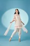 MEDHA BATRA - Powder Peach Suit Set