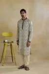 Off-White Pathani Kurta Set