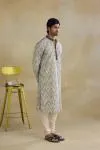 Off-White Pathani Kurta Set