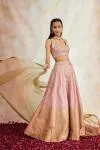 Sweet Pink Banarasi Silk Lehenga