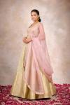 Sage Banarasi Silk Lehenga