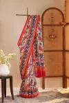 Ivory Patan Patola Saree