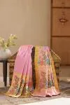 Onion Pink Paithani Silk Saree