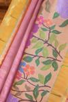Onion Pink Paithani Silk Saree