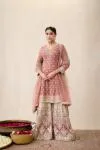 Beige Pink Sharara Set