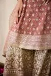 Beige Pink Sharara Set