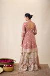 Beige Pink Sharara Set