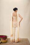 Celestial White Sharara Set