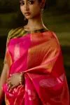 Fuchsia Pink Kanjivaram Silk Saree