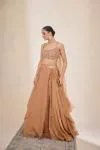 Peach Lehenga Set