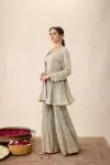 Light Green Sharara Set