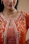 Rust Orange Sharara