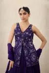 Royal Purple Sharara Set