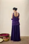 Royal Purple Sharara Set