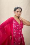Magenta Sharara Set