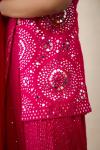 Magenta Sharara Set