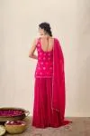 Magenta Sharara Set