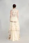 Ivory Silk Sharara Set