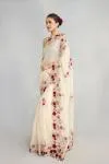 Ivory Organza Saree