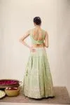 Parrot Green Lehenga Set