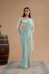 Mint Green Saree Set