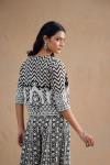 Coal Black Sharara Set