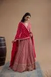 Dark Rose Pink Lehenga