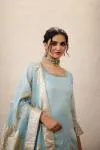 Light Blue Sharara Set