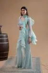 Chill Blue Sharara Set