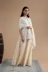 Oyster White Sharara