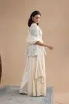 Oyster White Sharara