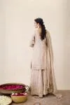 Beige Sharara Set