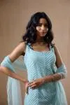 Baby Blue Sharara Set