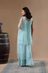 Baby Blue Sharara Set