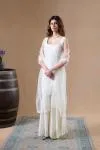 Off White Sharara Set